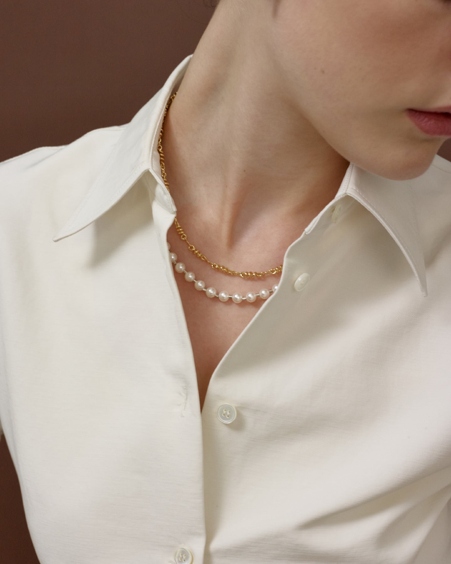 Numbering - All-Around Coil Necklace #4806 product image 1 | TRAB K-Fashion Australia
