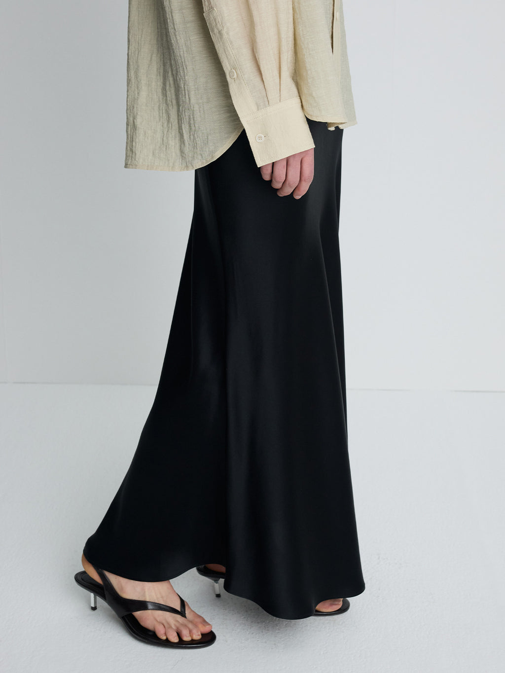 Tonywack - Slip Maxi Skirt (Black) product image 3 | TRAB K-Fashion Australia