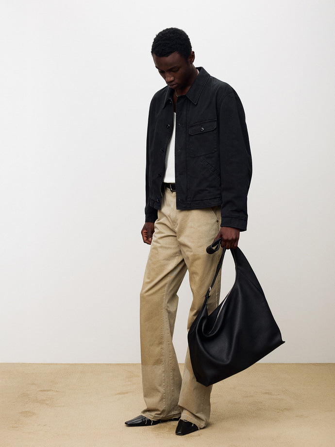 Tonywack - Garment-Dyed Cotton Deck Jacket (Faded Black) product image 2 | TRAB K-Fashion Australia
