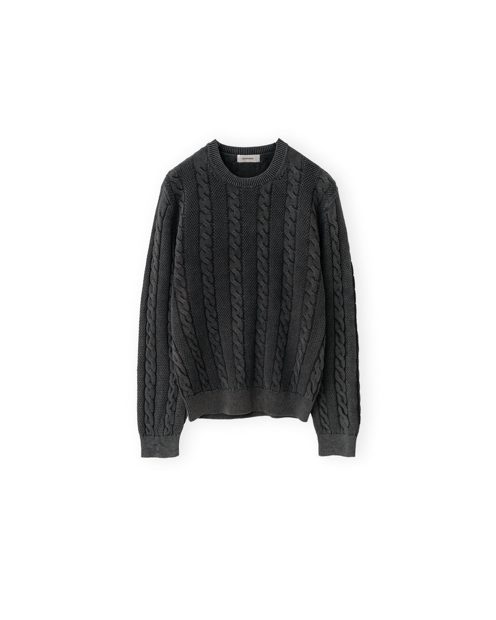 Brownyard - Washed Cable Knit (Black) product image 3 | TRAB K-Fashion Australia