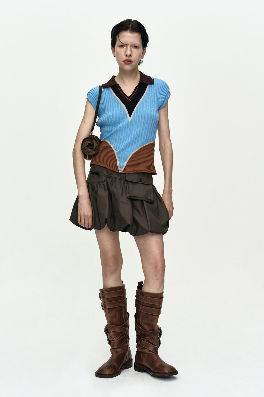 Andersson Bell - Cargo Balloon Skirt (Khaki) product image 10 | TRAB K-Fashion Australia