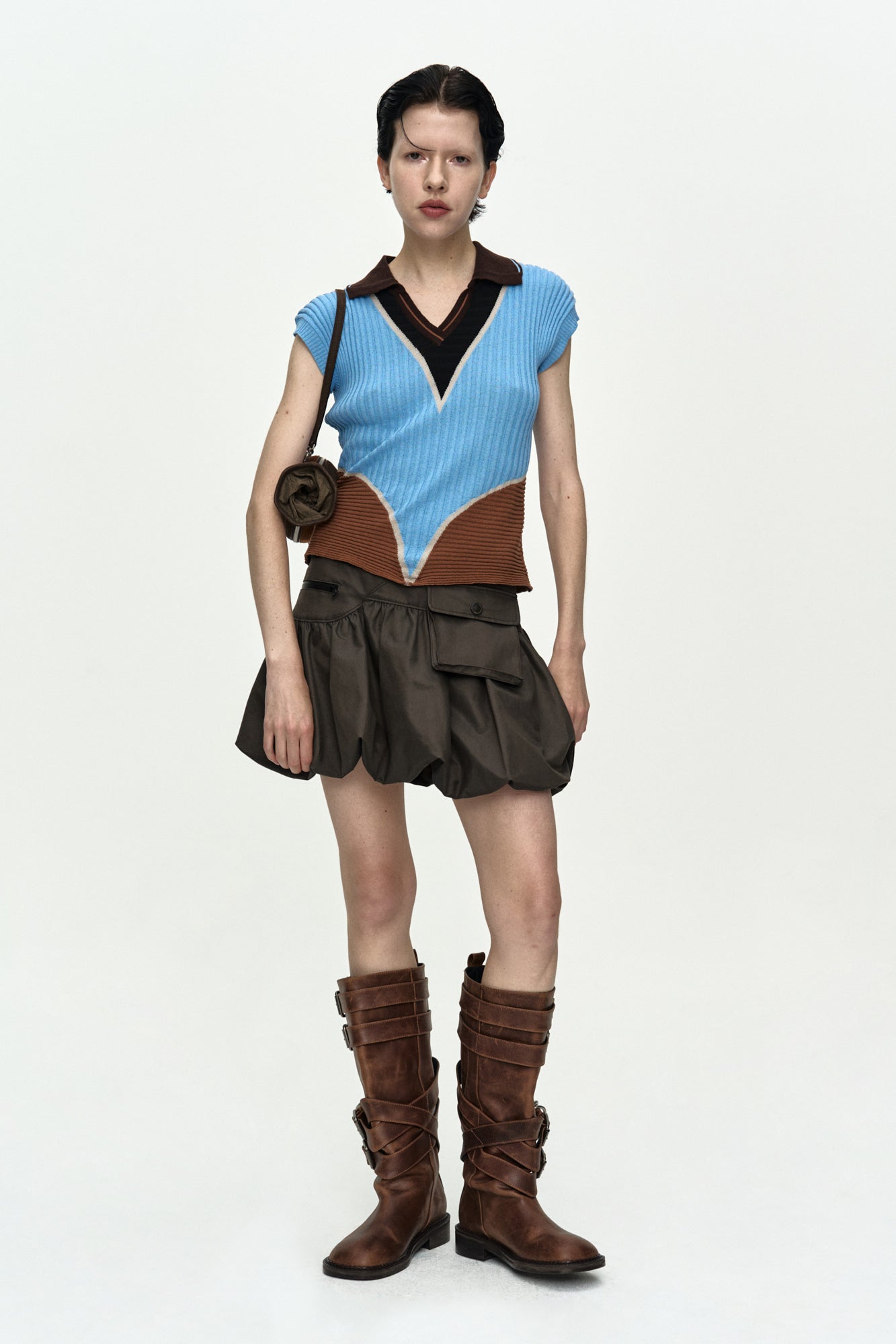 Andersson Bell - Cargo Balloon Skirt (Khaki) product image 10 | TRAB K-Fashion Australia