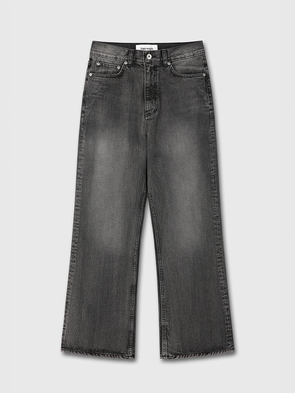 Tonywack - Loose Flared-Leg Denim Jeans (Washed Black) product image 9 | TRAB K-Fashion Australia