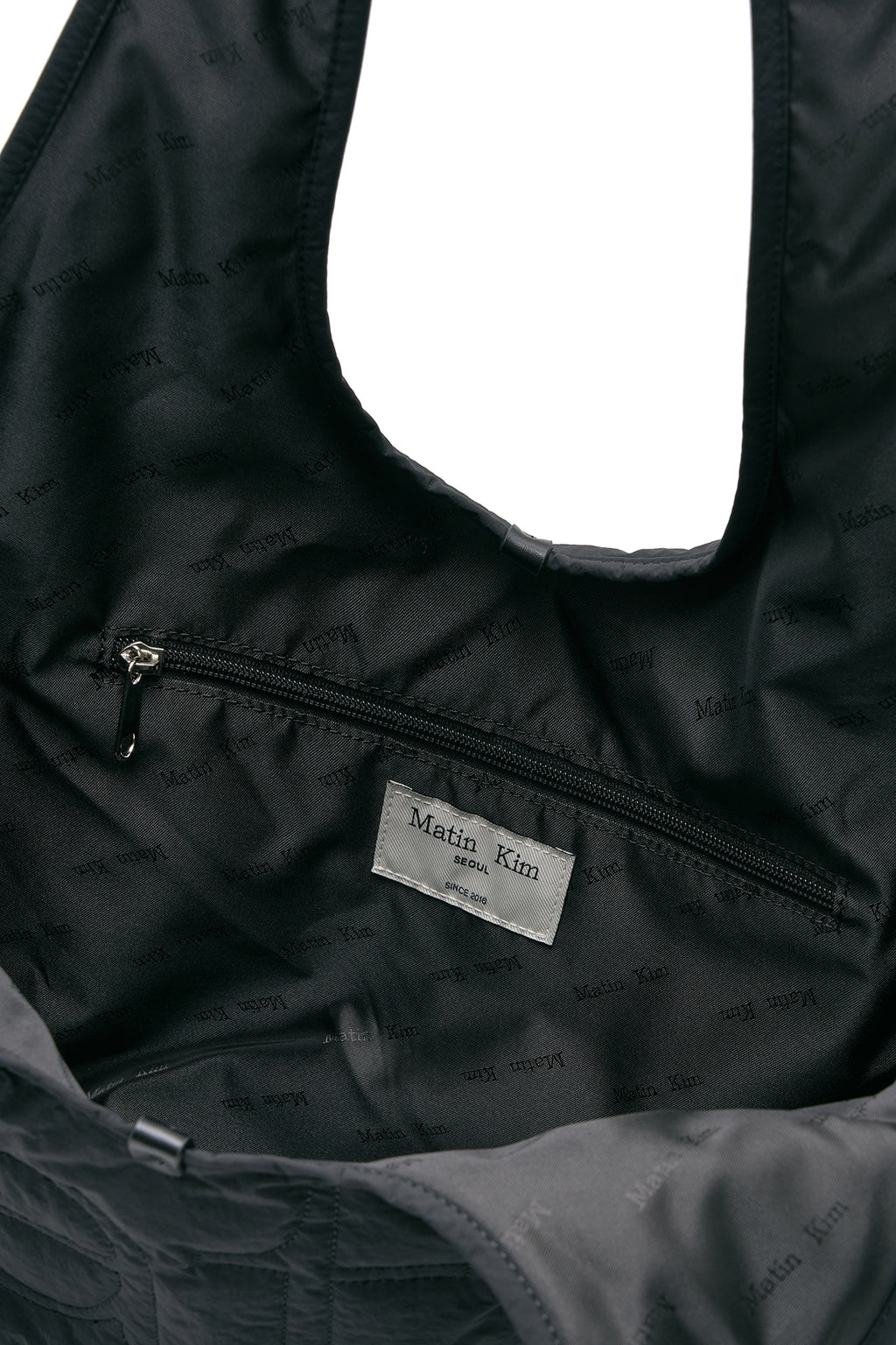 Matin Kim - Matin Logo Quilting Ecobag (Black) product image 4 | TRAB K-Fashion Australia
