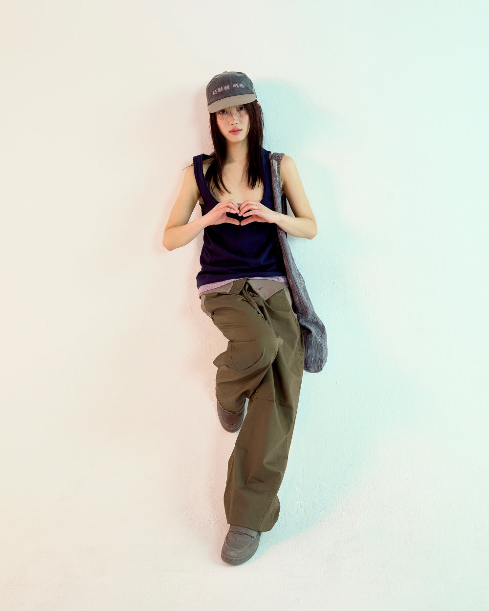 Coyseio - Flow Fold Pants (Khaki) product image 2 | TRAB K-Fashion Australia