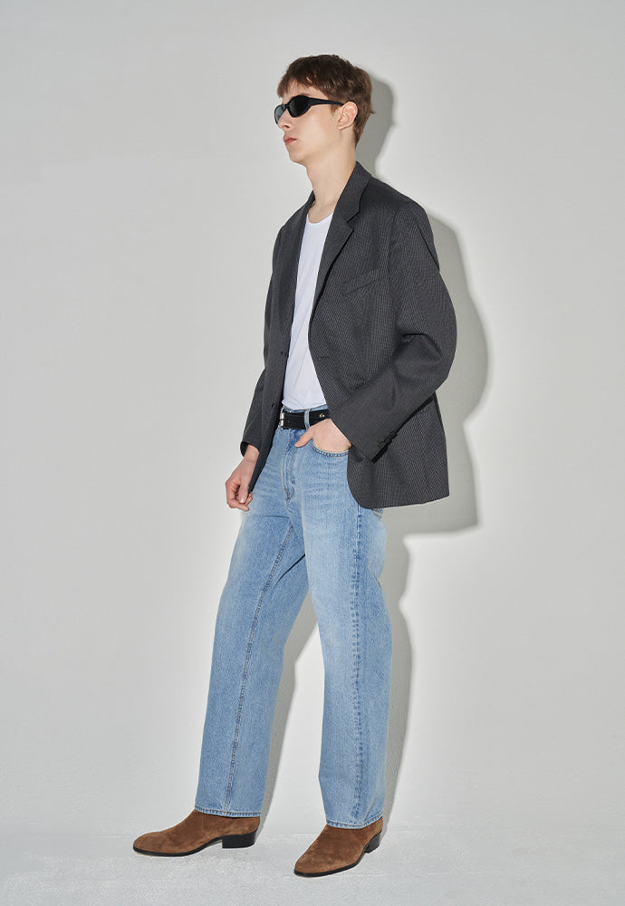 Tonywack - Signature 2-Button Blazer (Black/Grey Check) product image 2 | TRAB K-Fashion Australia