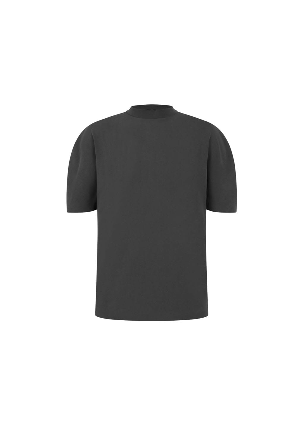 Amomento - [Pre-Order] Mock Neck Raglan T-shirt (Charcoal) product image 2 | TRAB K-Fashion Australia