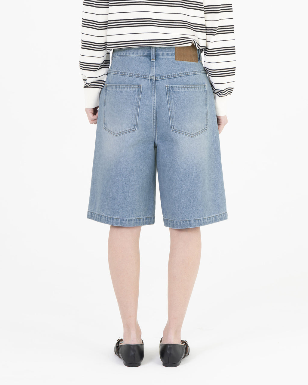 Brownyard - Bermuda Denim Pants (Light Blue) product image 2 | TRAB K-Fashion Australia