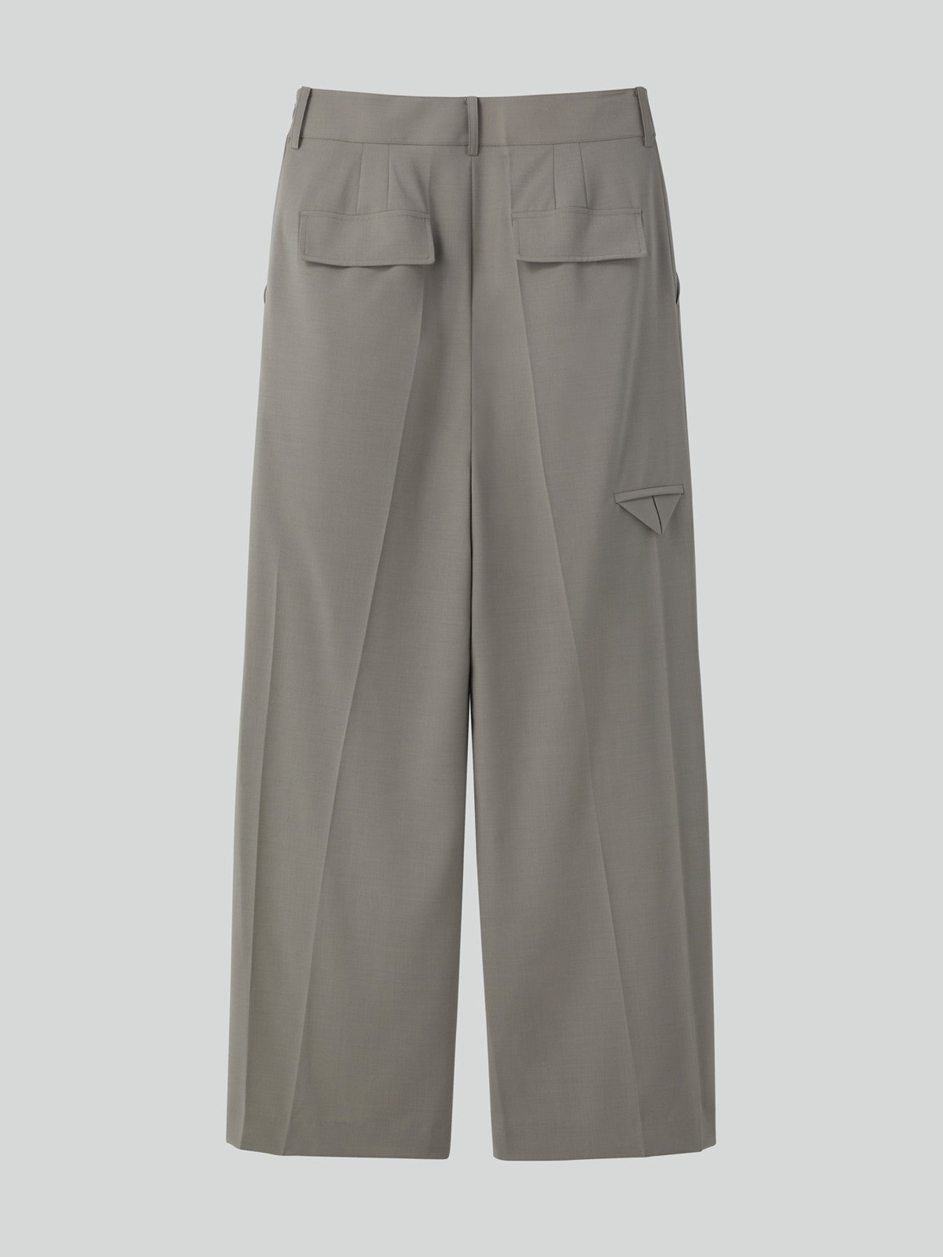 Recto - Banding Waist Wide Pants (Taupe Grey) product image 5 | TRAB K-Fashion Australia