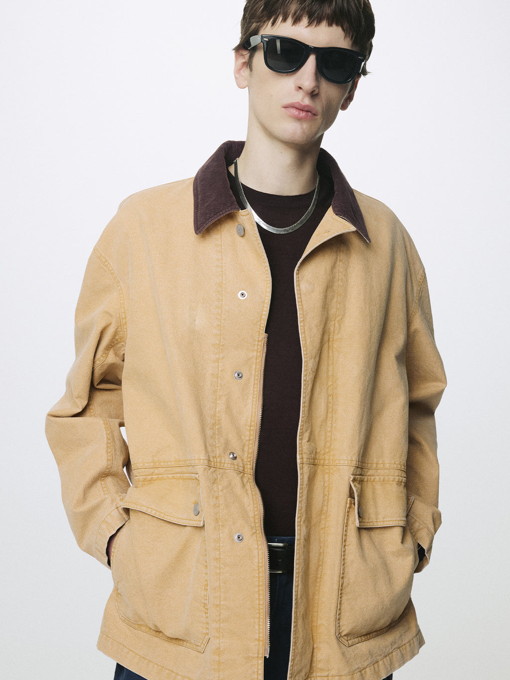 Tonywack - Garment Washed Barn Jacket (Faded Beige) product image 10 | TRAB K-Fashion Australia