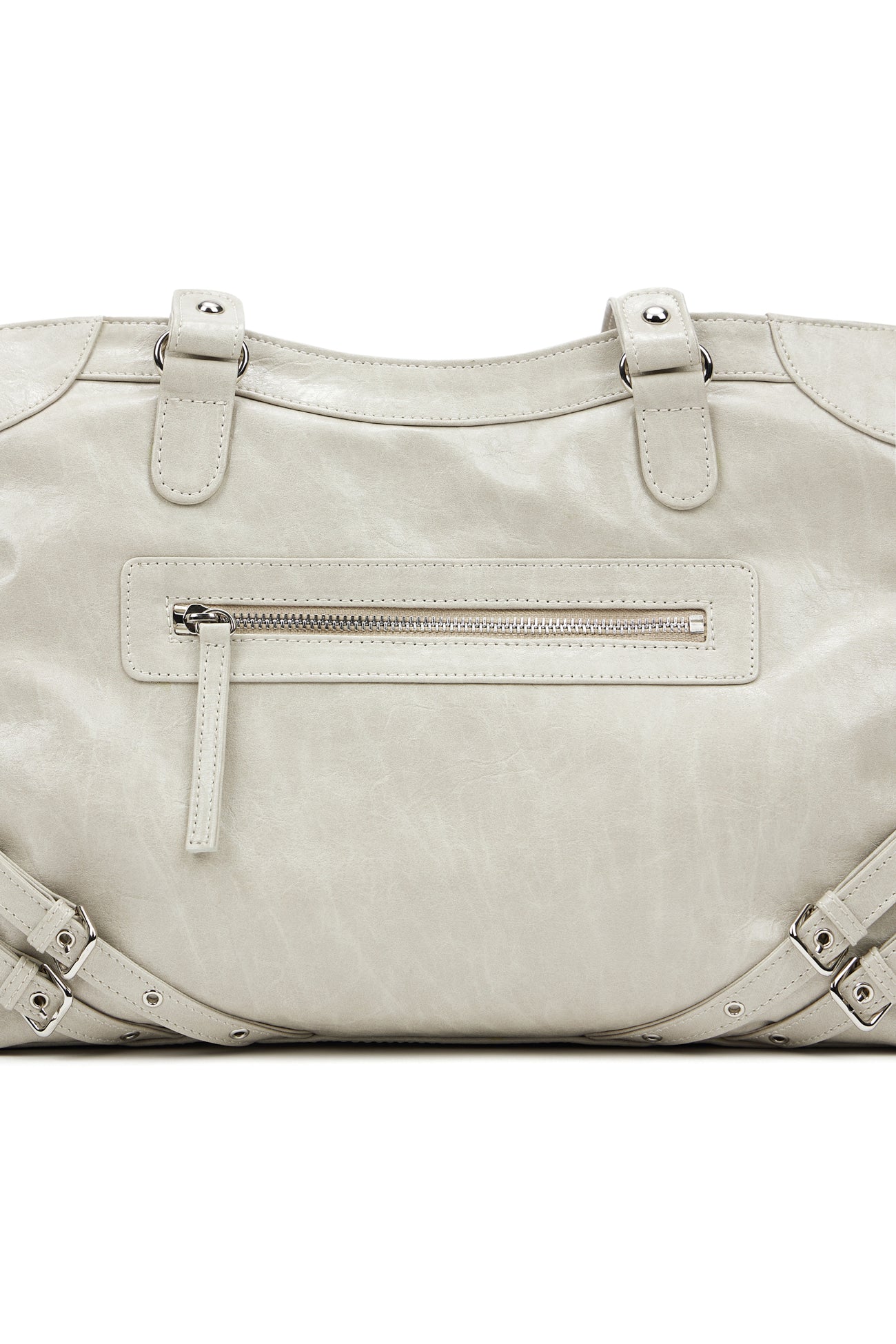 Deinet - Stud Pocket Big Bag (Ash Beige) product image 5 | TRAB K-Fashion Australia