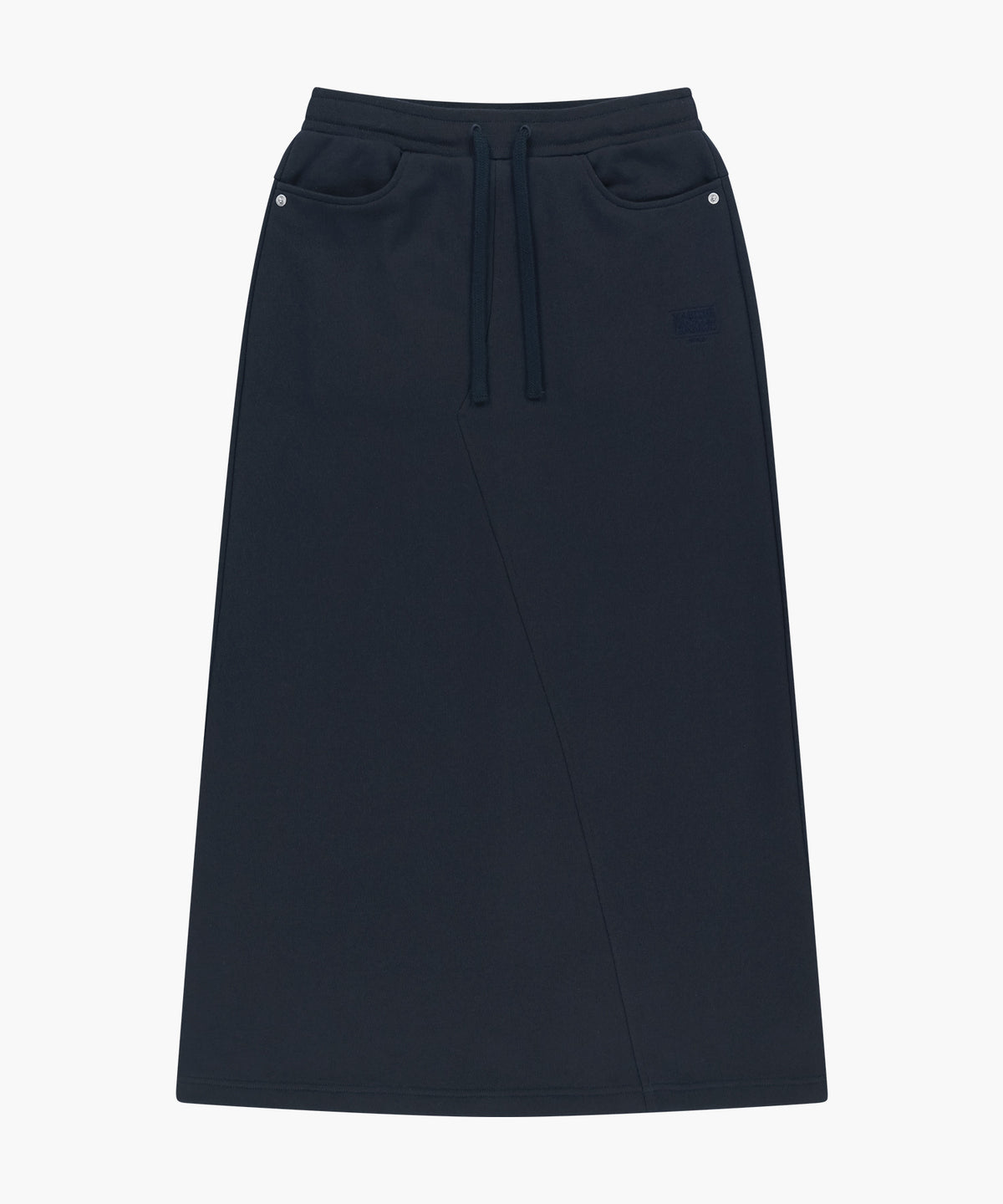 Marithe & Francois Girbaud - Classic Logo Long Sweat Skirt (Navy) product image 6 | TRAB K-Fashion Australia