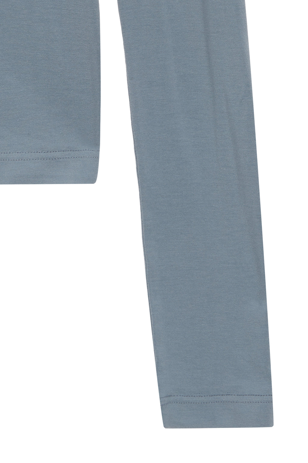 Matin Kim - Rib Layered Half Neck Long Sleeve Top (Blue) product image 4 | TRAB K-Fashion Australia