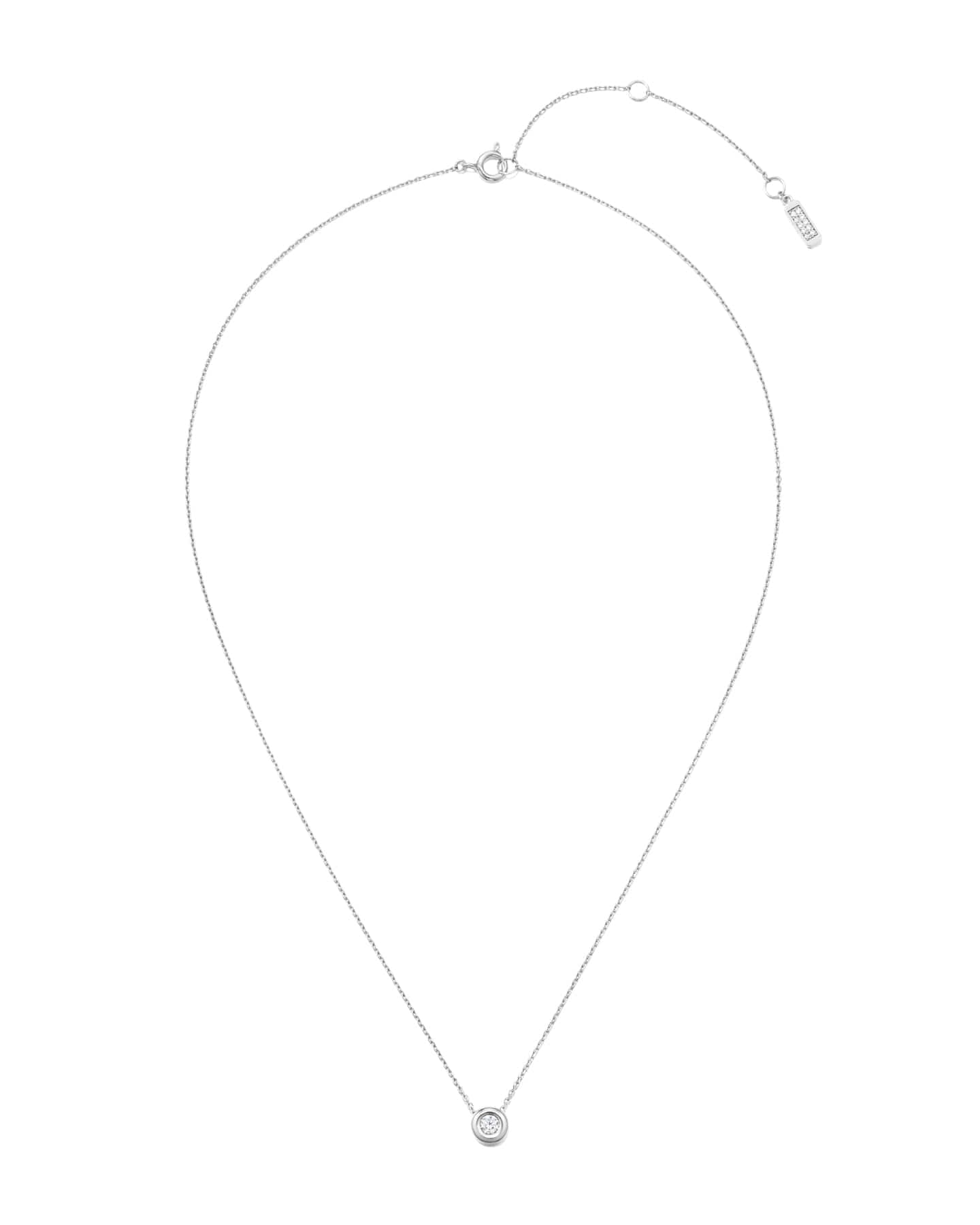 Numbering - Bezel Set Solitaire Pendant Necklace #3702 product image 6 | TRAB K-Fashion Australia