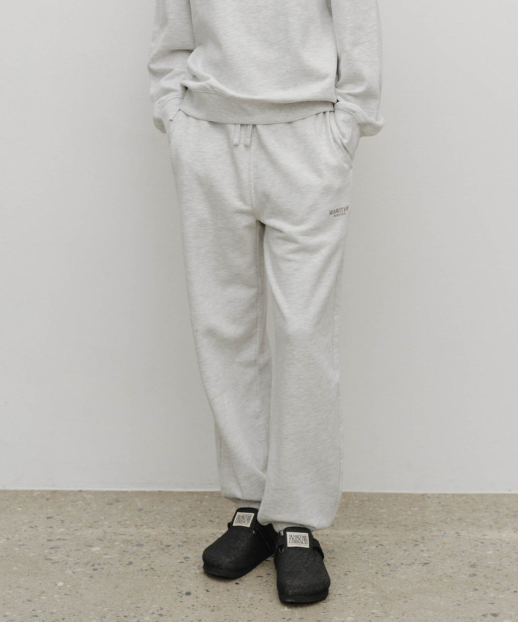 Marithe & Francois Girbaud - Regular Logo Sweat Set-up (Light Heather Gray) product image 5 | TRAB K-Fashion Australia