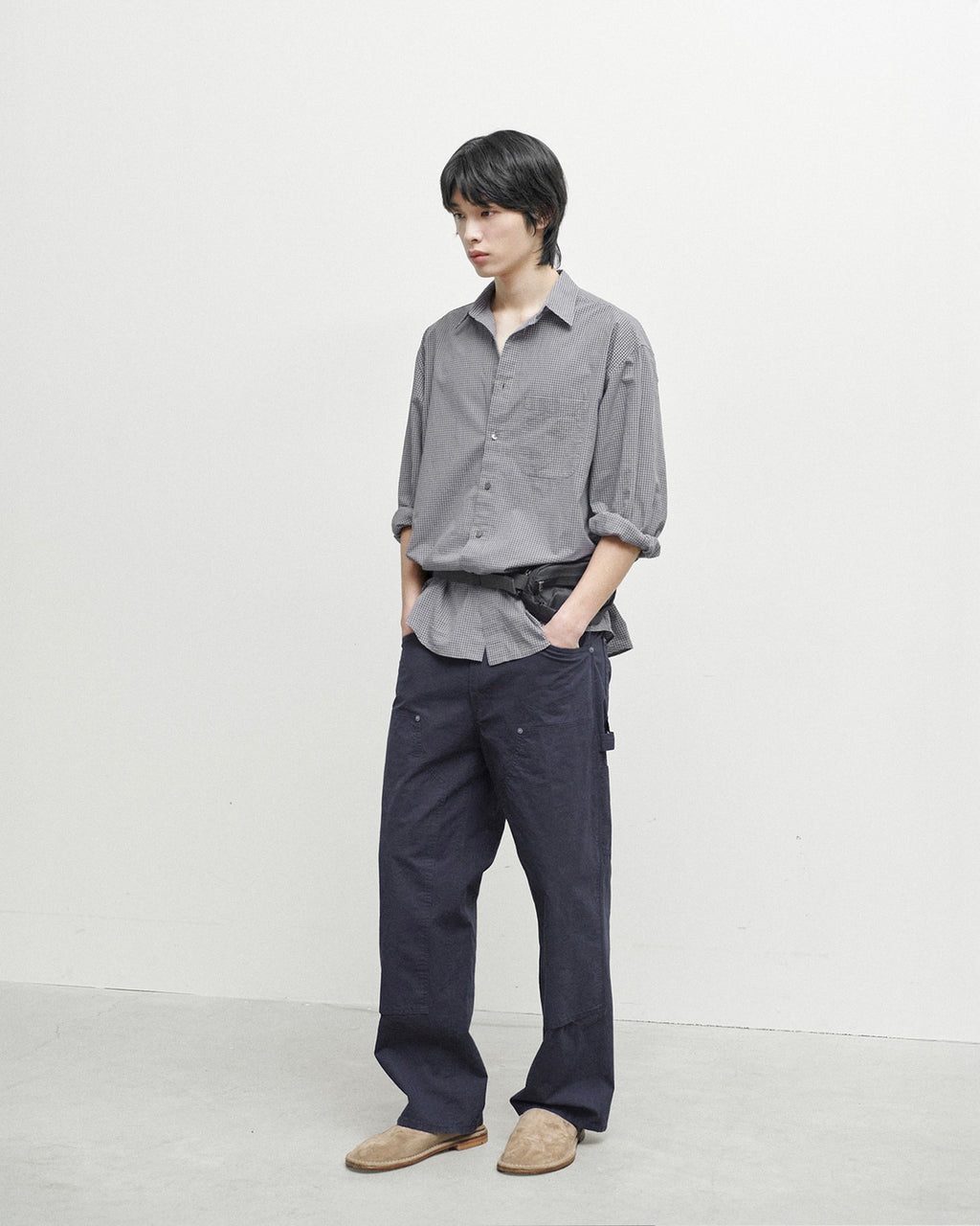 Brownyard - Steady Shirt (Grey Check) product image 2 | TRAB K-Fashion Australia