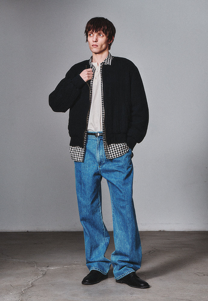 Art if acts - Non Collar Blouson (Faded Black) product image 3 | TRAB K-Fashion Australia