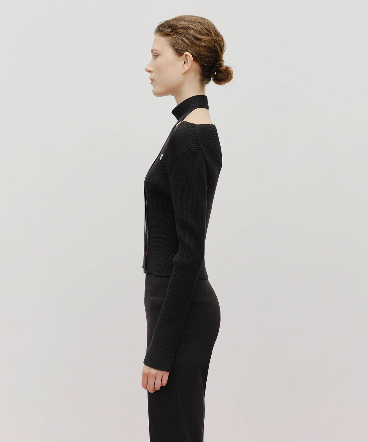 Marithe & Francois Girbaud - Muffler Set Knit (Black) product image 2 | TRAB K-Fashion Australia