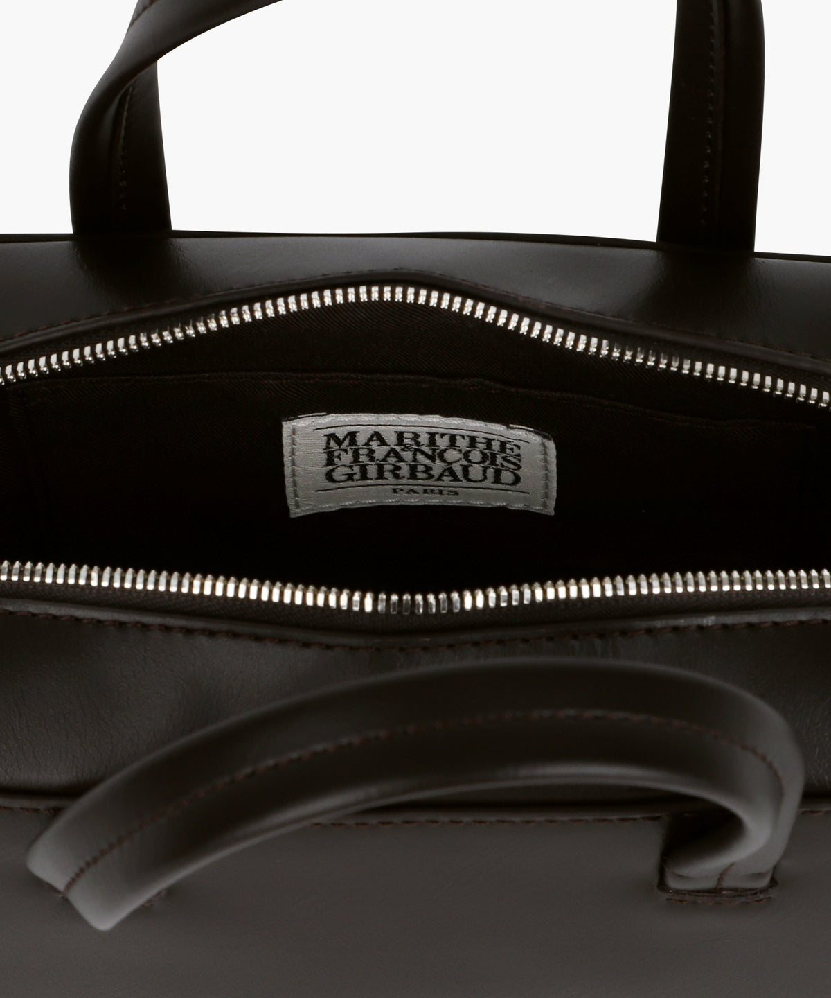 Marithe & Francois Girbaud - Classic Logo Square Cross Bag (Dark Brown) product image 6 | TRAB K-Fashion Australia
