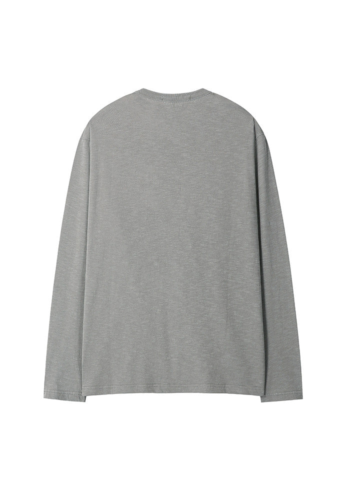 Art if acts - Garment Dyed Henley Long Sleeve (Cliff) product image 6 | TRAB K-Fashion Australia
