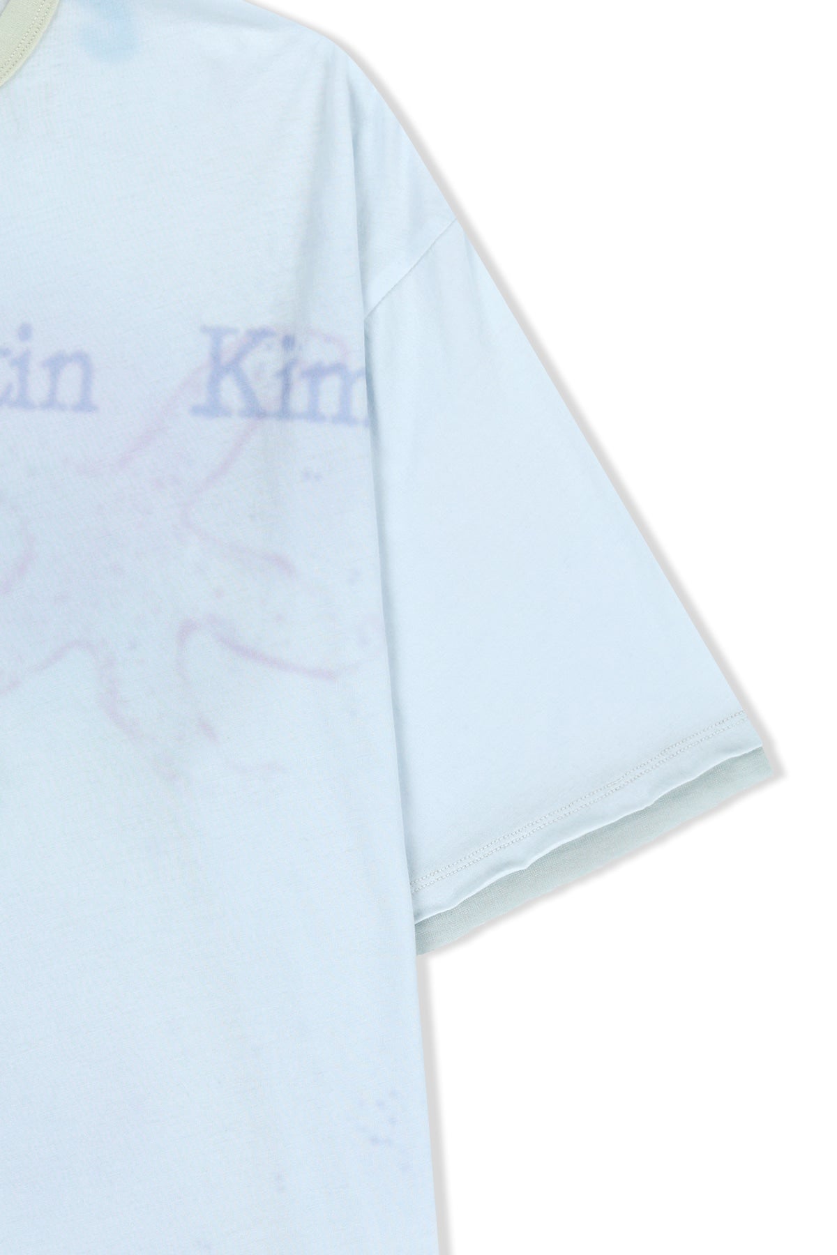 Matin Kim - Sketch Graffiti Over Fit Top (Light Blue) product image 4 | TRAB K-Fashion Australia