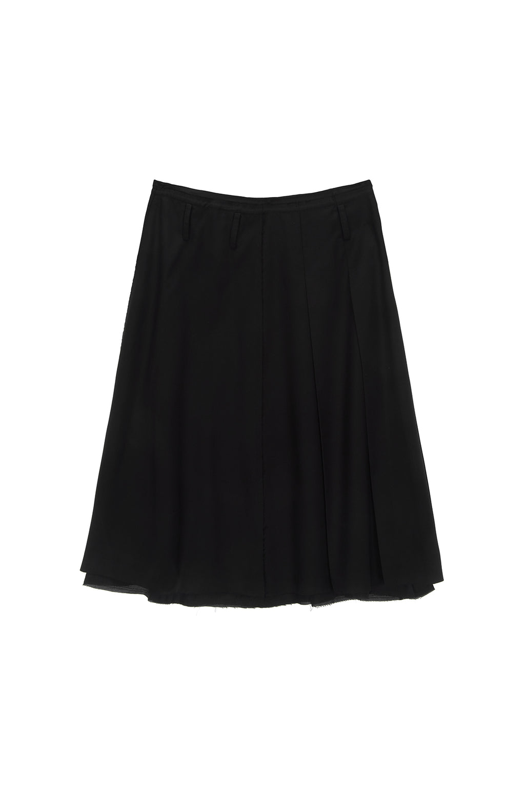 Matin Kim - String Point Layered Pleats Skirt (Black) product image 2 | TRAB K-Fashion Australia