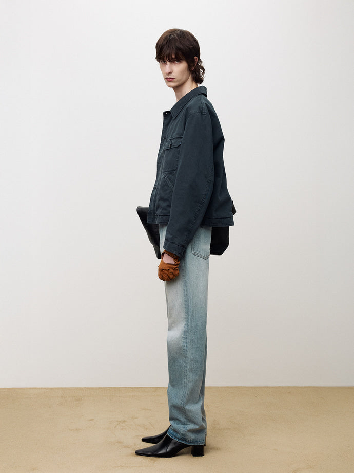 Tonywack - Slim Straight Denim Jeans (Light Blue) product image 9 | TRAB K-Fashion Australia