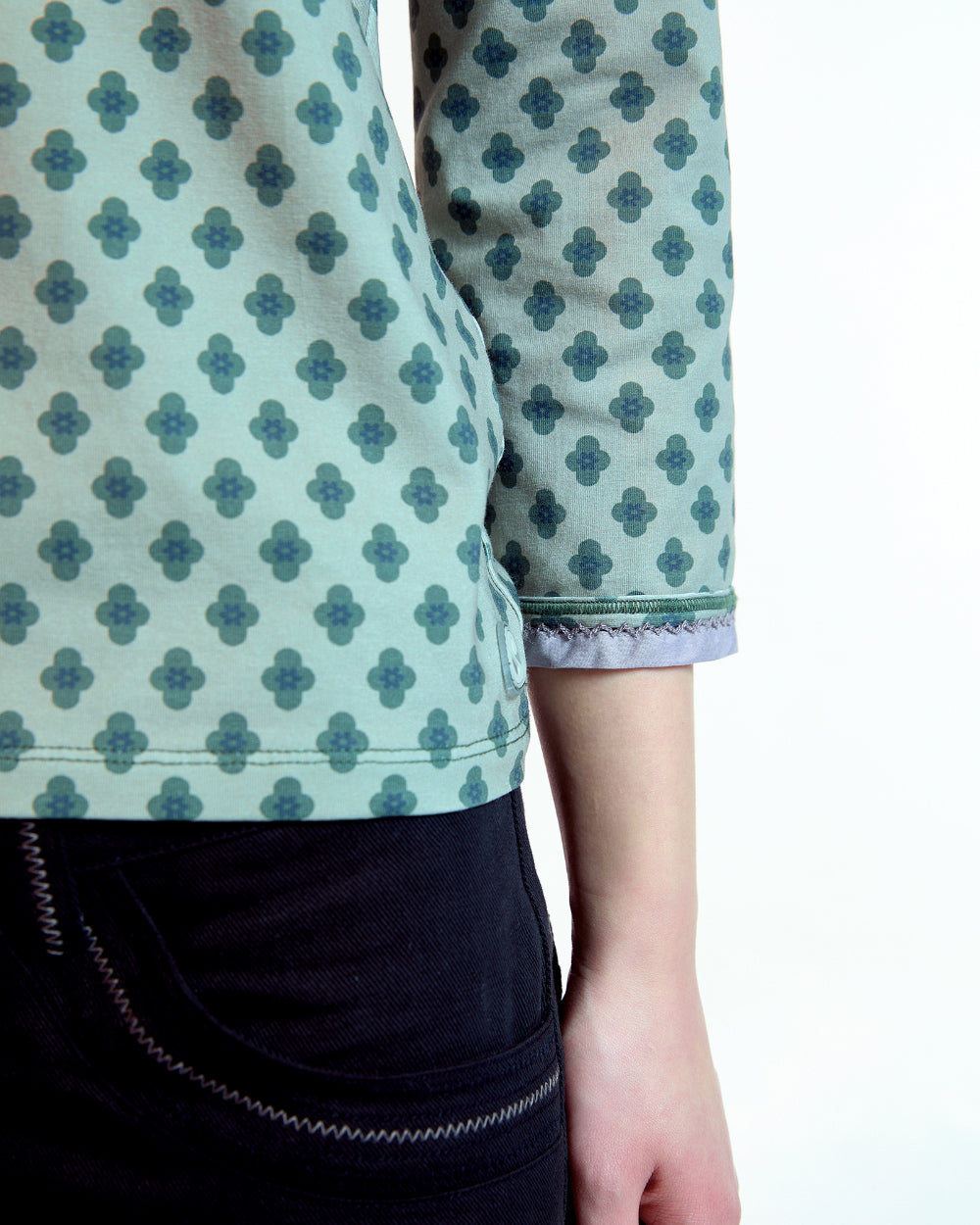 Coyseio - Flower Capri Sleeve (Light Khaki) product image 9 | TRAB K-Fashion Australia