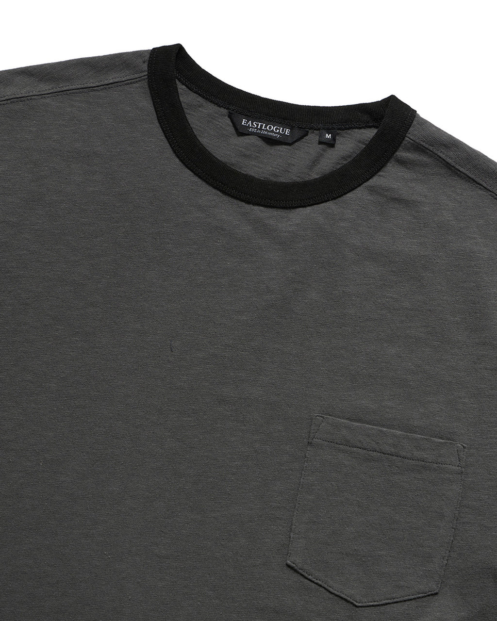 Eastlogue - Rally Club Ringer T-shirts (Charcoal & Black) product image 7 | TRAB K-Fashion Australia