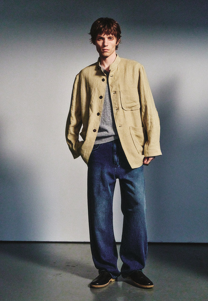 Art if acts - Silk French Forestiere Jacket (Beige) product image 5 | TRAB K-Fashion Australia