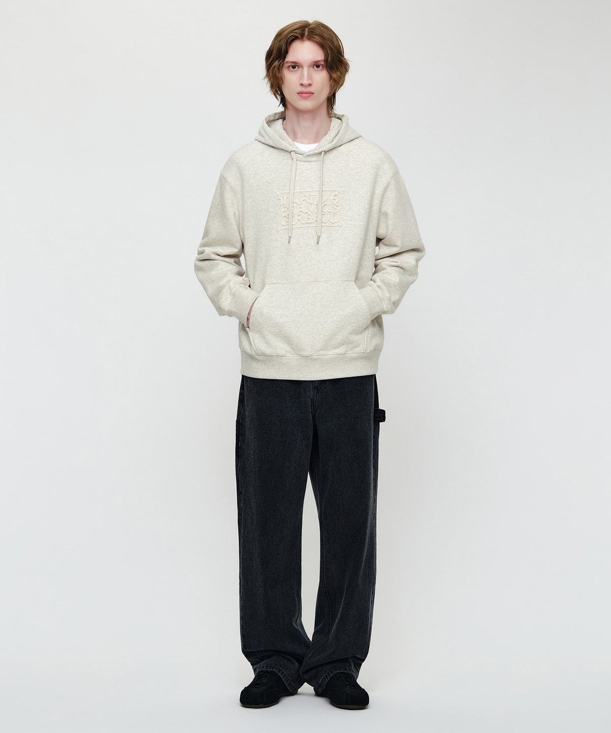 Marithe & Francois Girbaud - Loose Baggy Denim Pants (Black) product image 3 | TRAB K-Fashion Australia