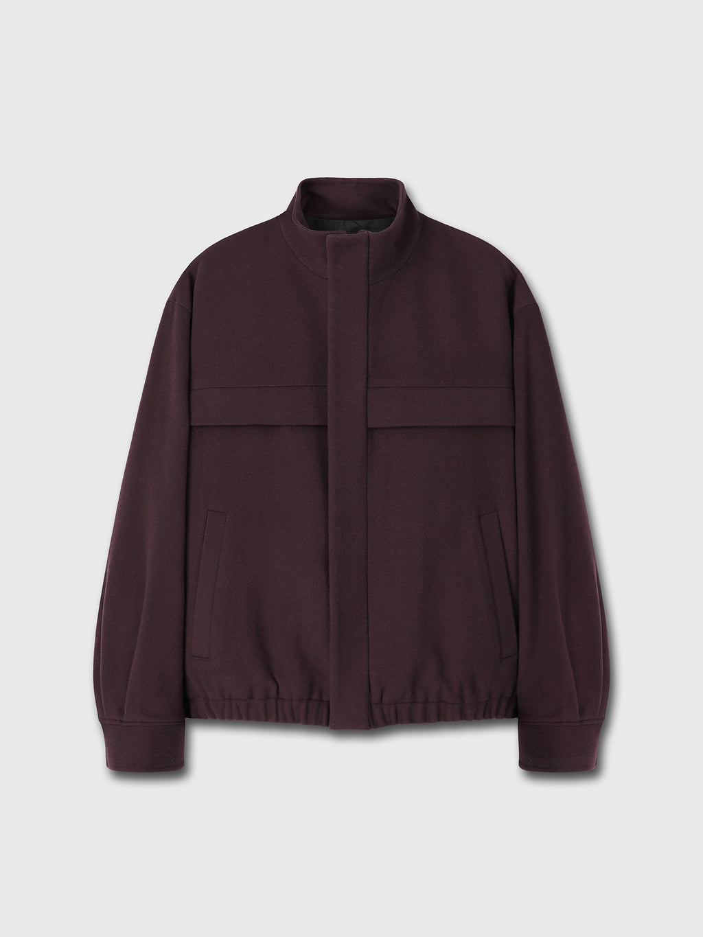 Tonywack - Wool And Cashmere Utility Blouson (Burgundy) product image 9 | TRAB K-Fashion Australia