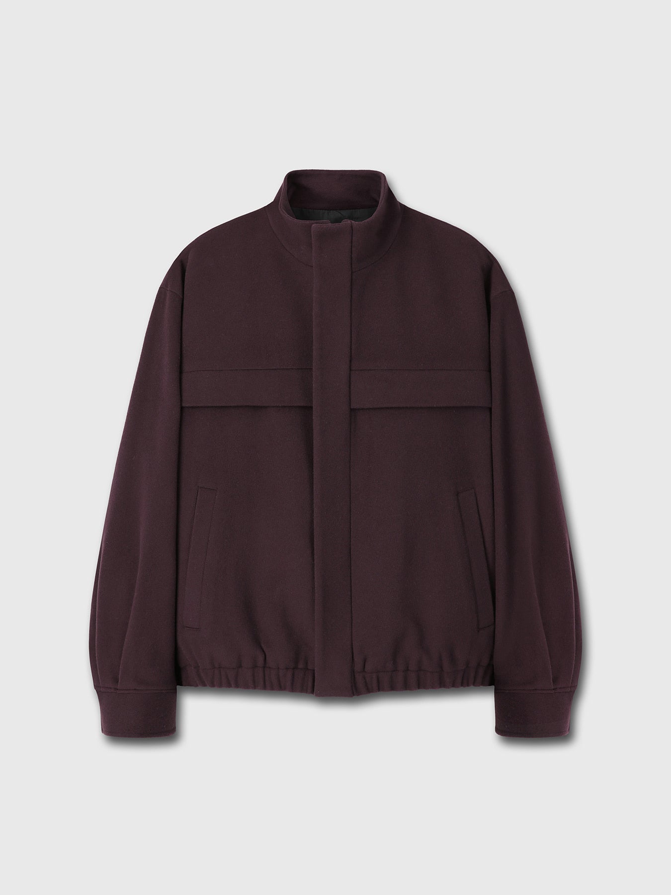 Tonywack - Wool And Cashmere Utility Blouson (Burgundy) product image 9 | TRAB K-Fashion Australia