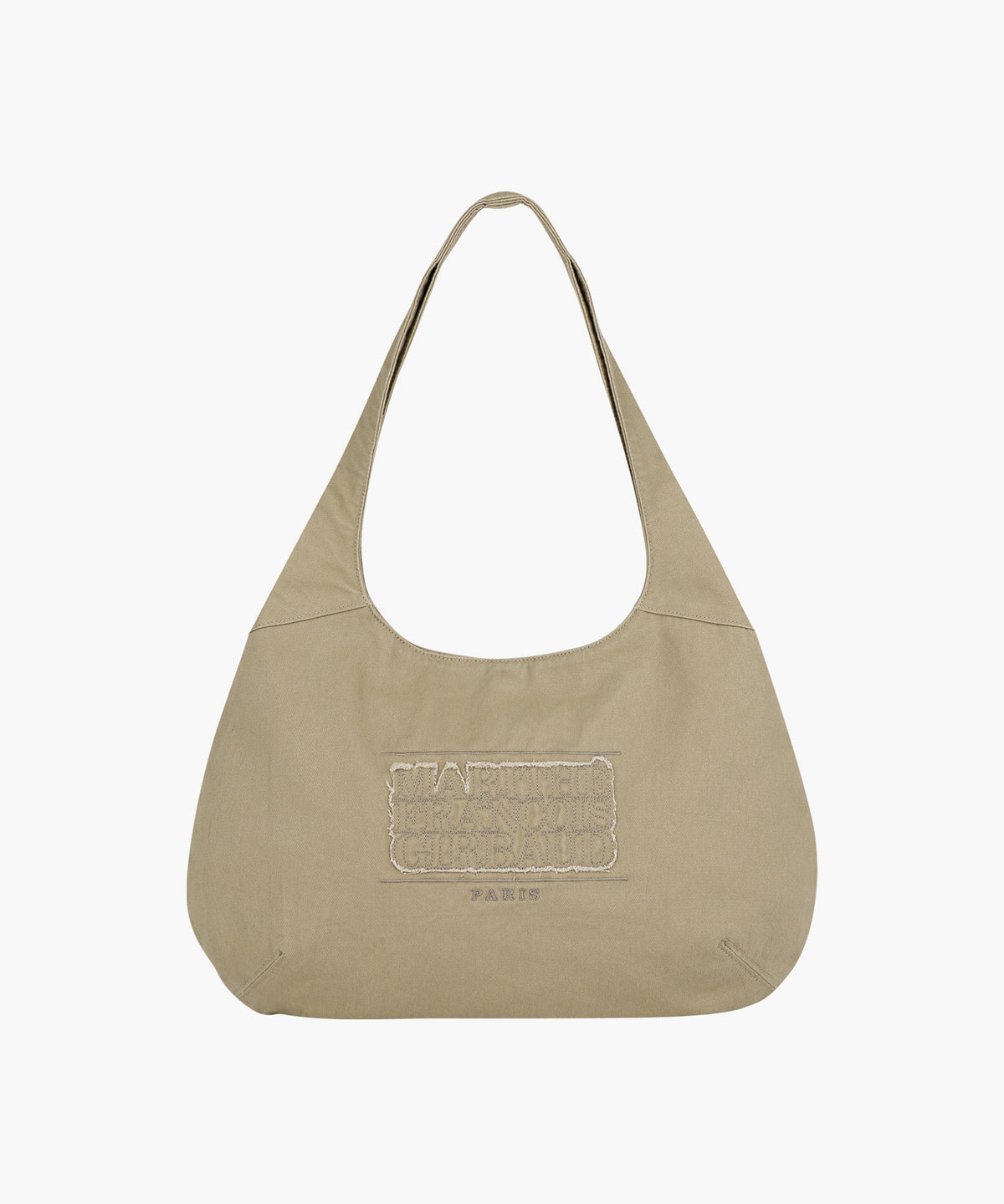 Marithe & Francois Girbaud - Classic Logo Round One Shoulder Bag (Beige) product image 1 | TRAB K-Fashion Australia
