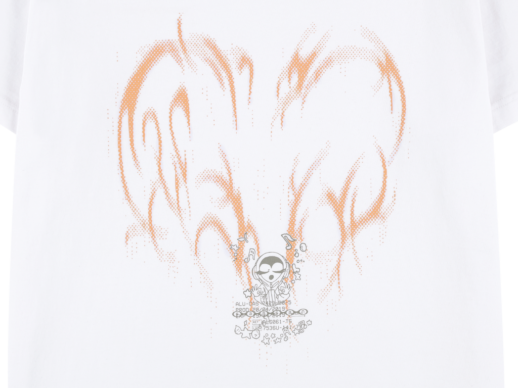 San San Gear - Pulse Of Rebirth T-Shirt (White) product image 7 | TRAB K-Fashion Australia