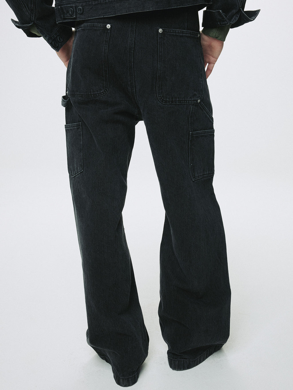 Tonywack - Cord Twill Denim Work Pants (Faded Black) product image 2 | TRAB K-Fashion Australia