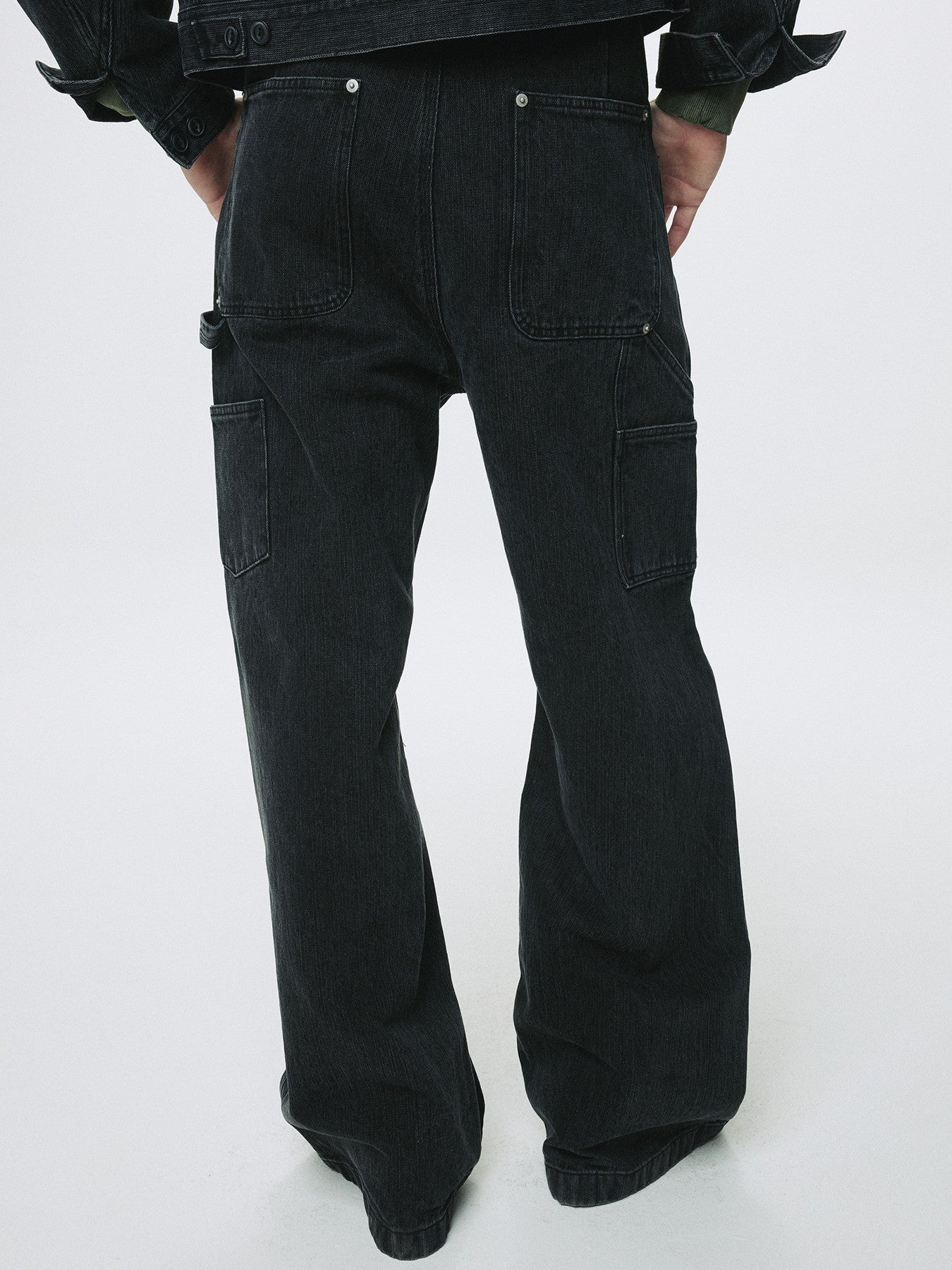 Tonywack - Cord Twill Denim Work Pants (Faded Black) product image 2 | TRAB K-Fashion Australia