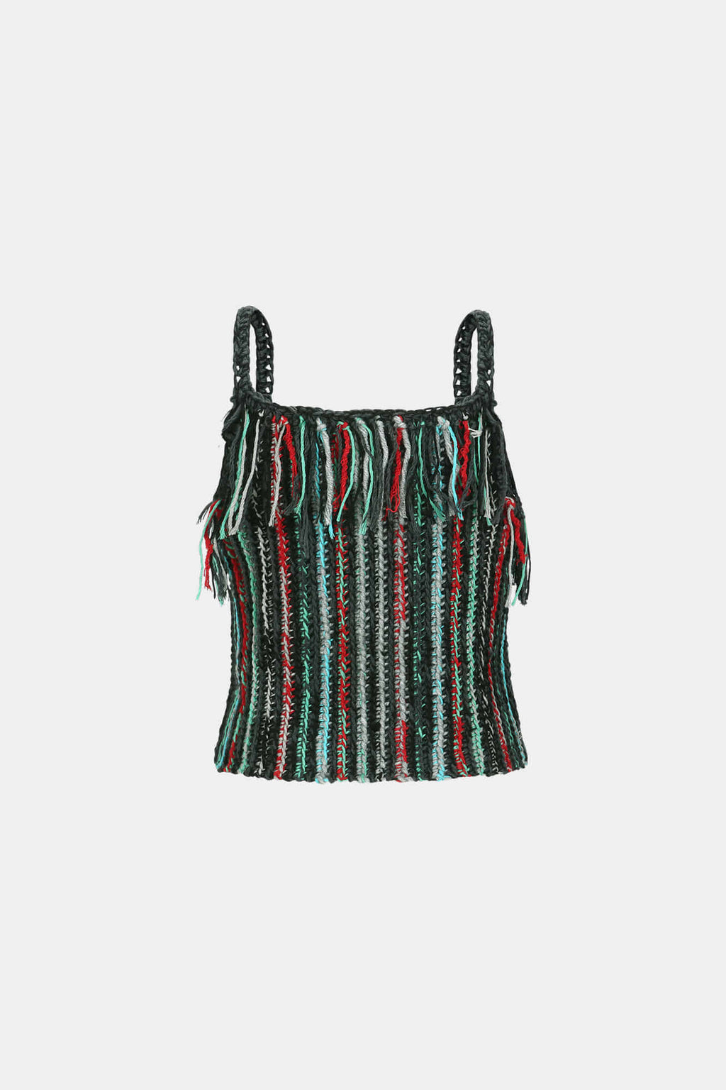 Andersson Bell - Peytona Fringed Hand Knitted Top (Multi) product image 8 | TRAB K-Fashion Australia