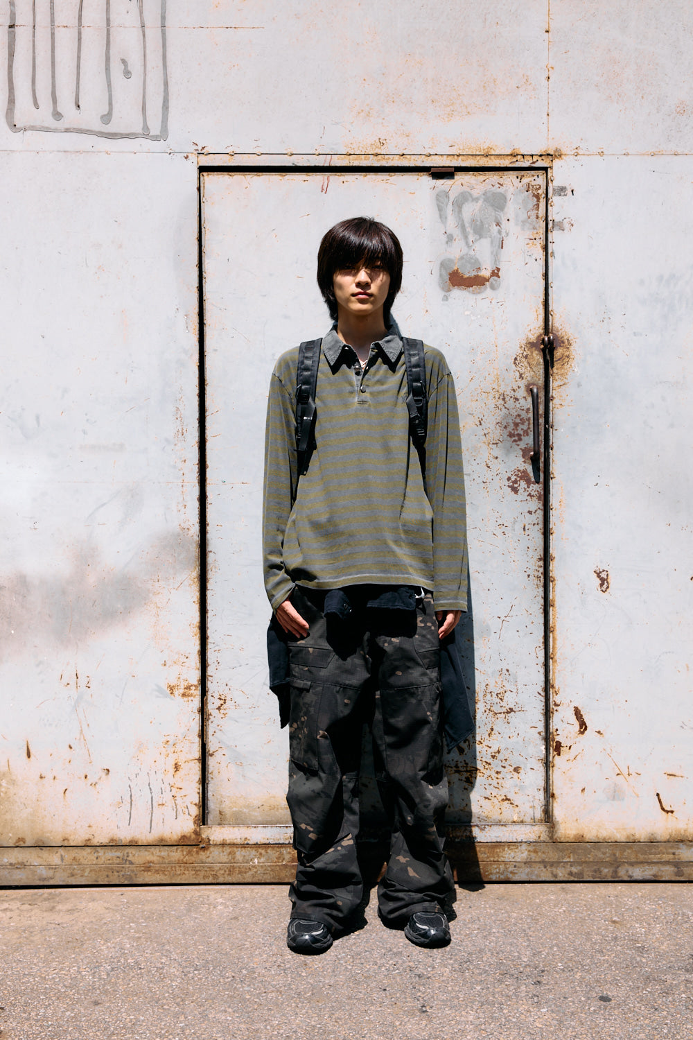 Hatchingroom - Fatigue Over Pants Ripstop Black (Camo) product image 12 | TRAB K-Fashion Australia
