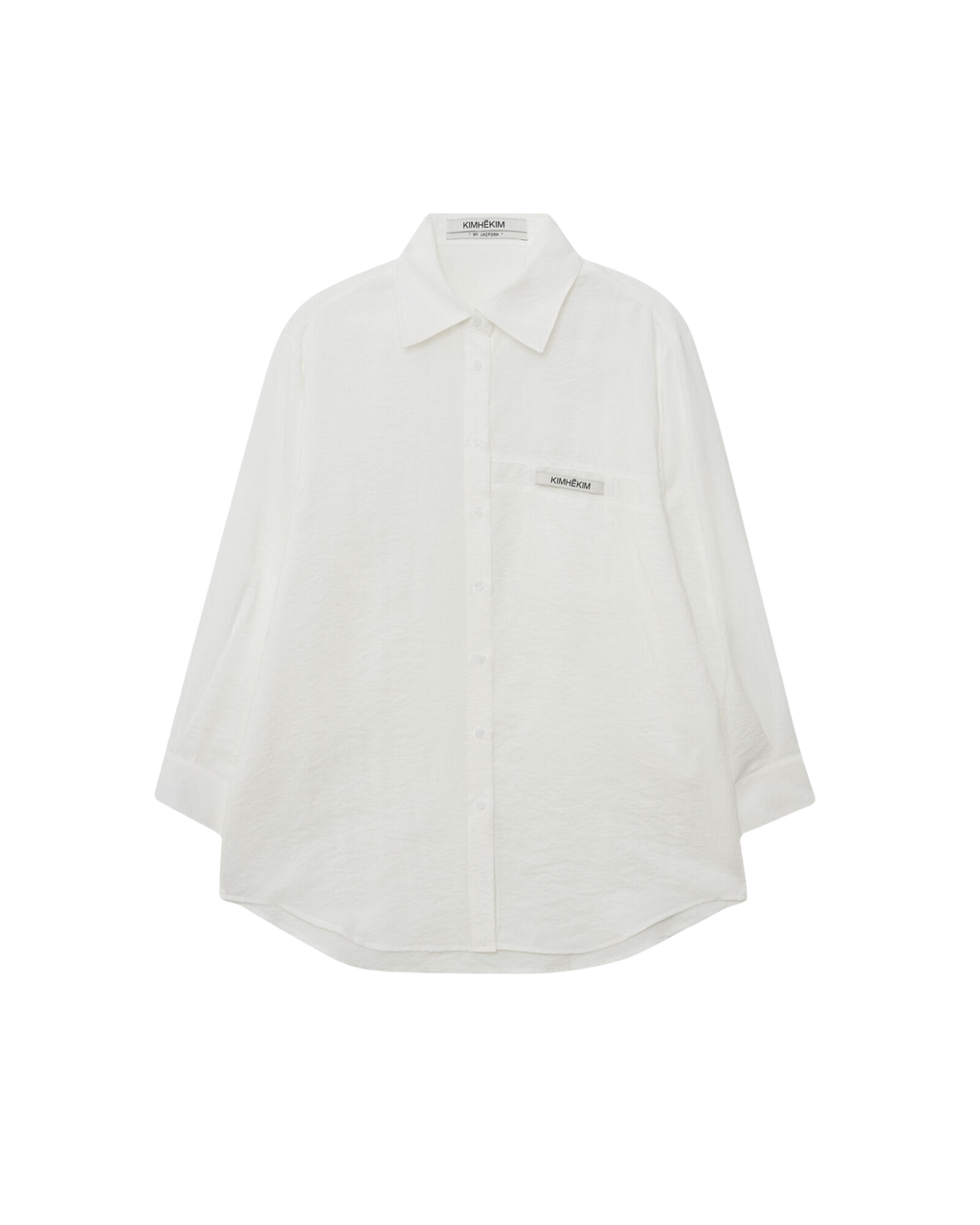 Kimhe Kim - Kimhekim Label Shirt (White) product image 1 | TRAB K-Fashion Australia