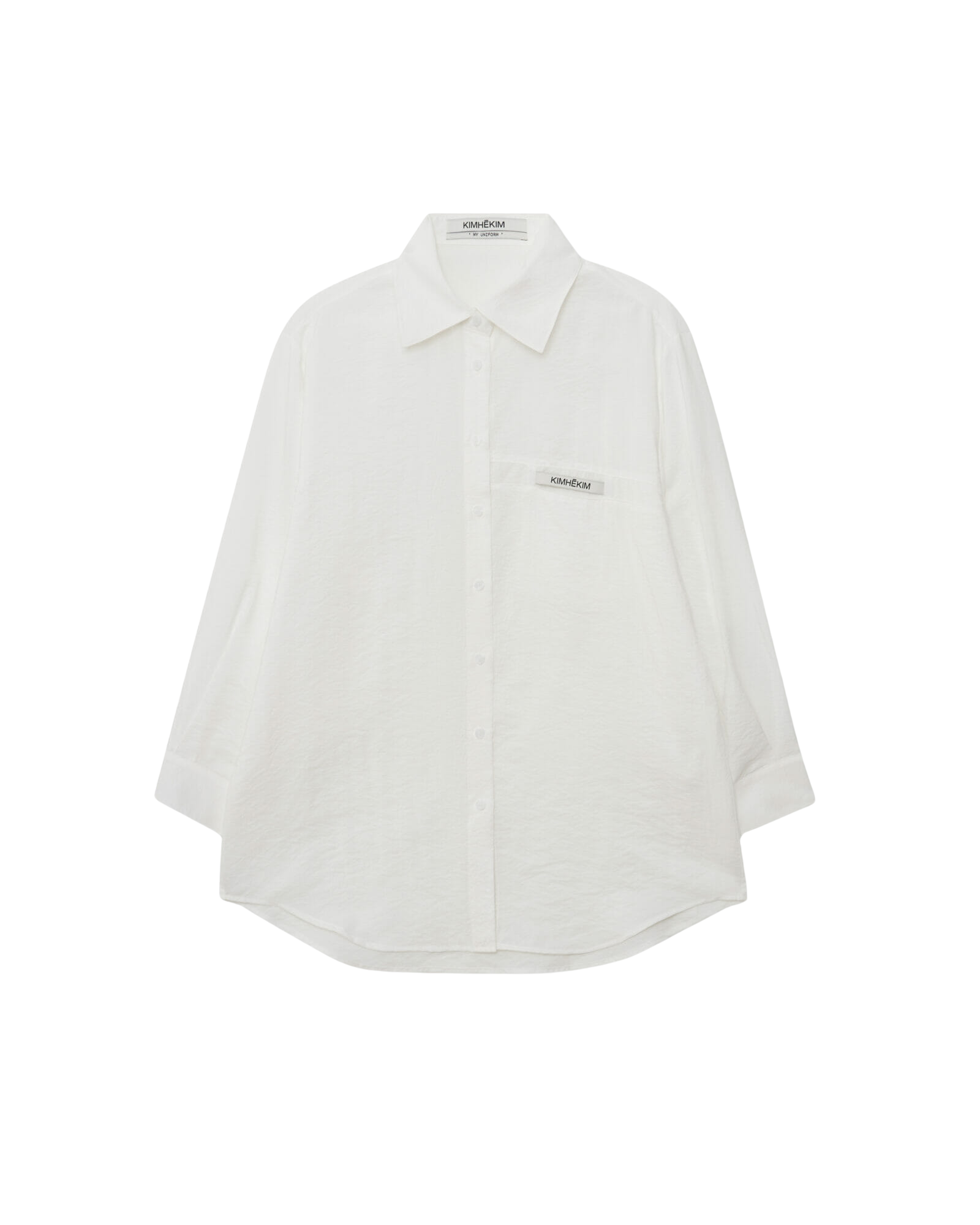 Kimhe Kim - Kimhekim Label Shirt (White) product image 1 | TRAB K-Fashion Australia
