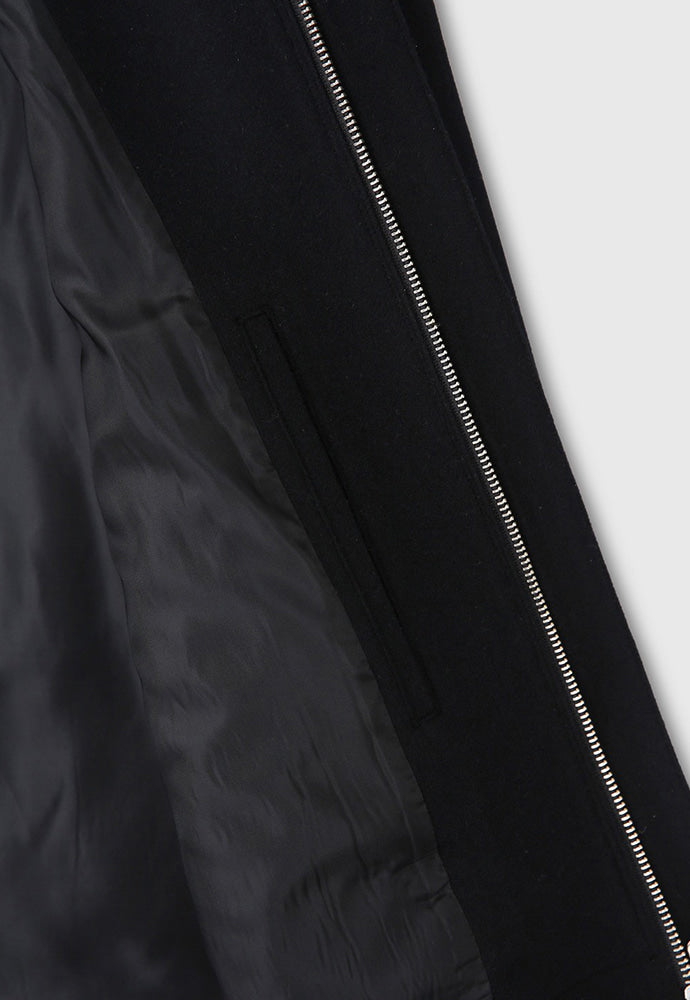 Tonywack - Virgin Wool Cropped Blouson Jacket (Black) product image 11 | TRAB K-Fashion Australia