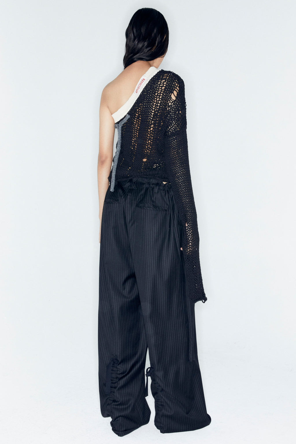 Andersson Bell - Adsb X Ottolinger One Shoulder Knit (Black) product image 3 | TRAB K-Fashion Australia