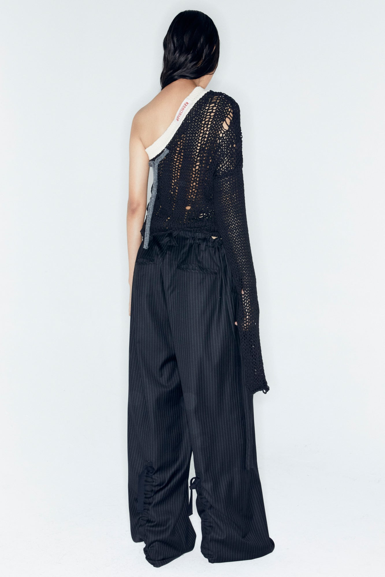 Andersson Bell - Adsb X Ottolinger One Shoulder Knit (Black) product image 3 | TRAB K-Fashion Australia