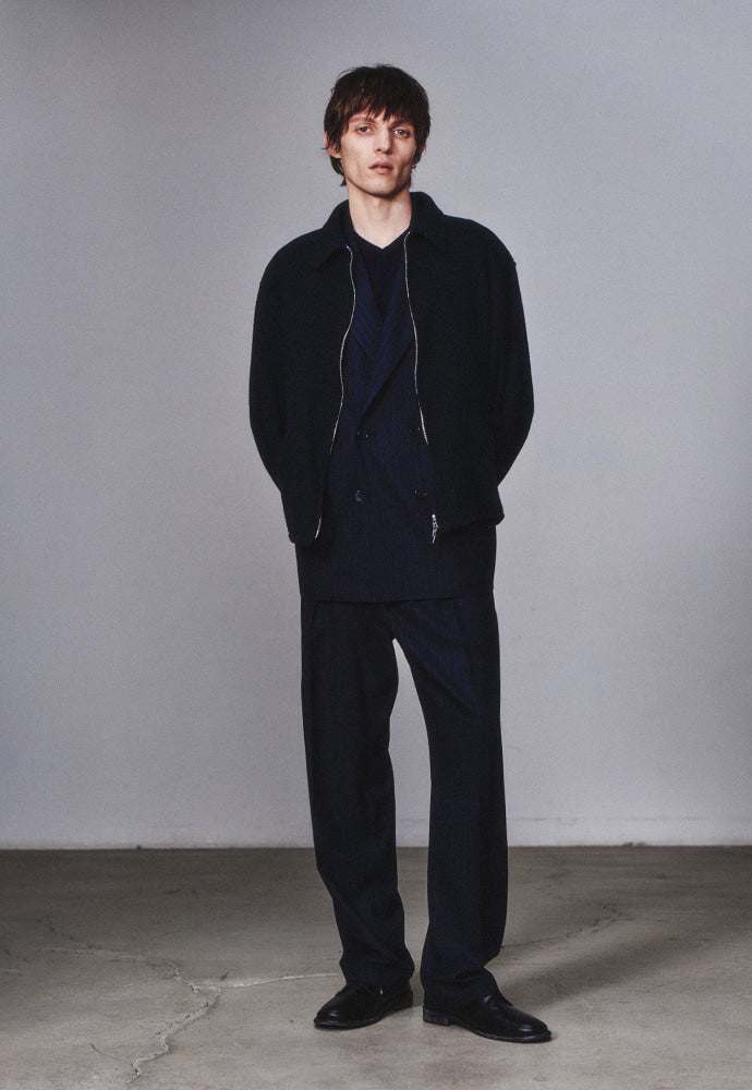 Art if acts - Washed Wool Sports Jacket (Dark Navy) product image 5 | TRAB K-Fashion Australia