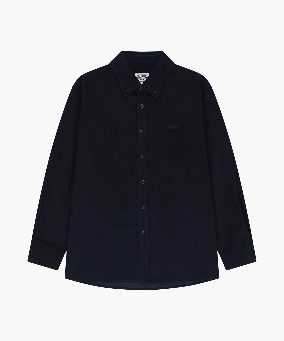 Marithe & Francois Girbaud - Micro Classic Logo Corduroy Shirt (Navy) product image 5 | TRAB K-Fashion Australia
