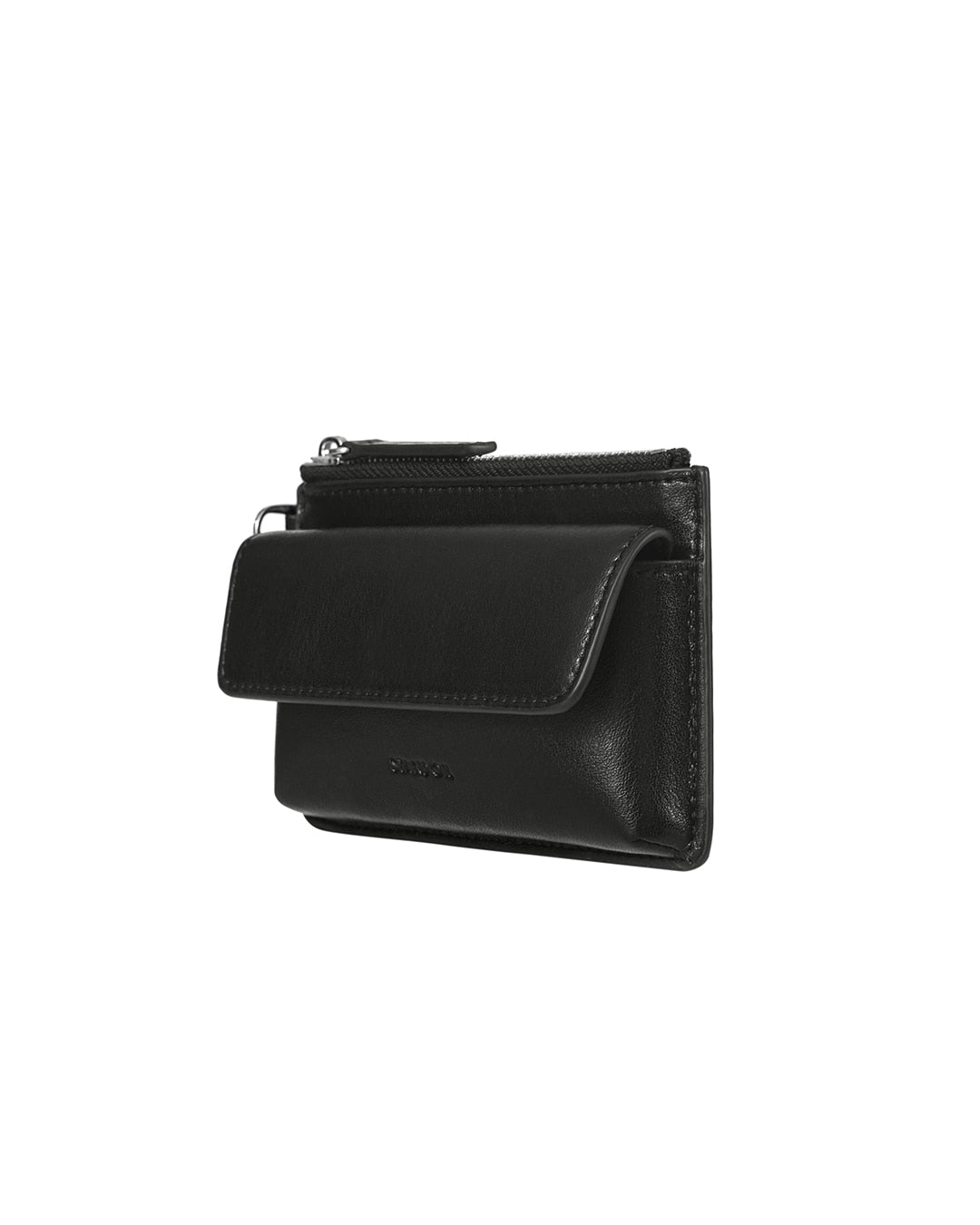 Stand Oil - Chubby Zipper Wallet (Black) product image 2 | TRAB K-Fashion Australia