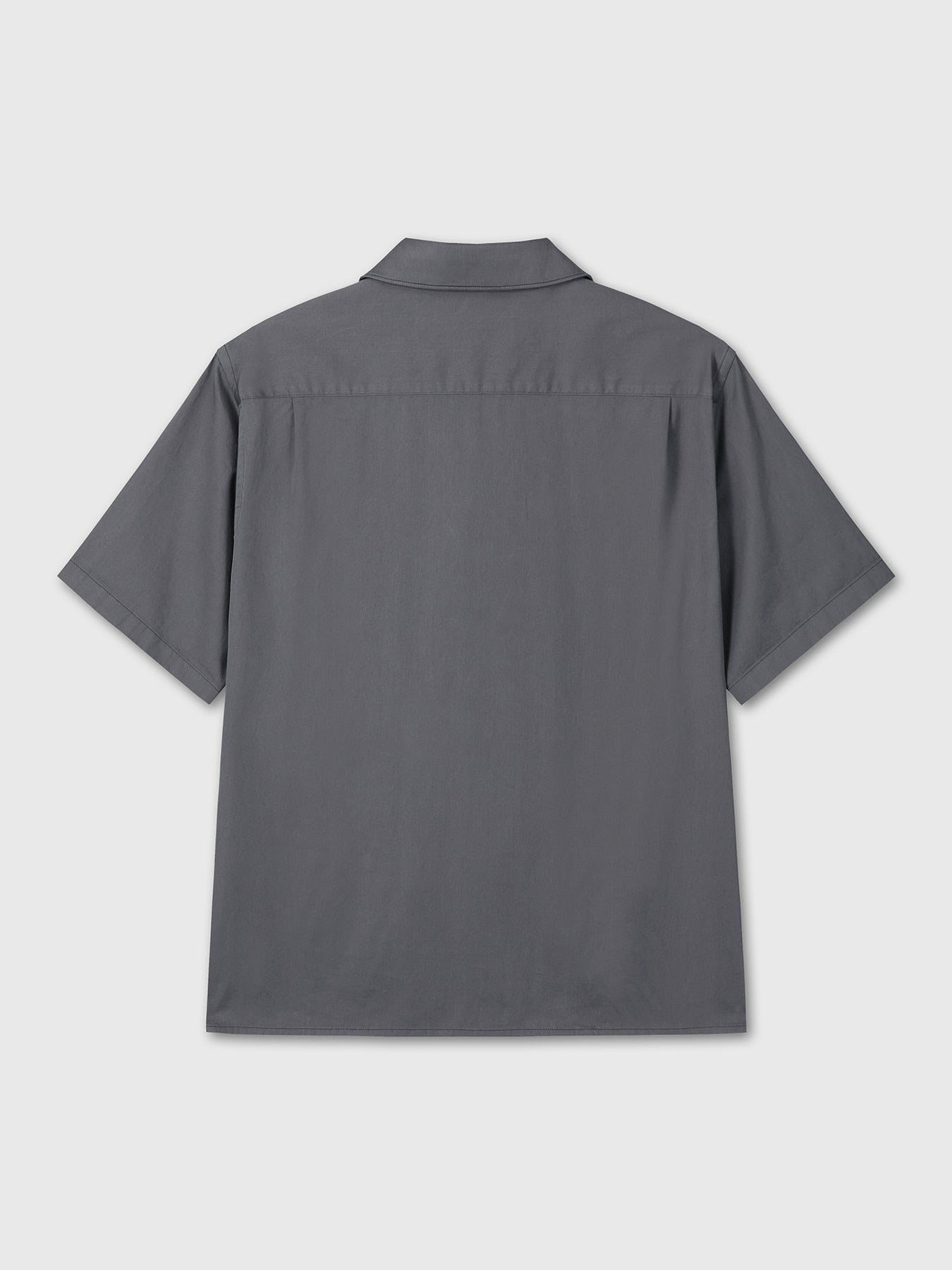 Tonywack - Silky Cotton Bowling Shirt (Anthracite) product image 12 | TRAB K-Fashion Australia