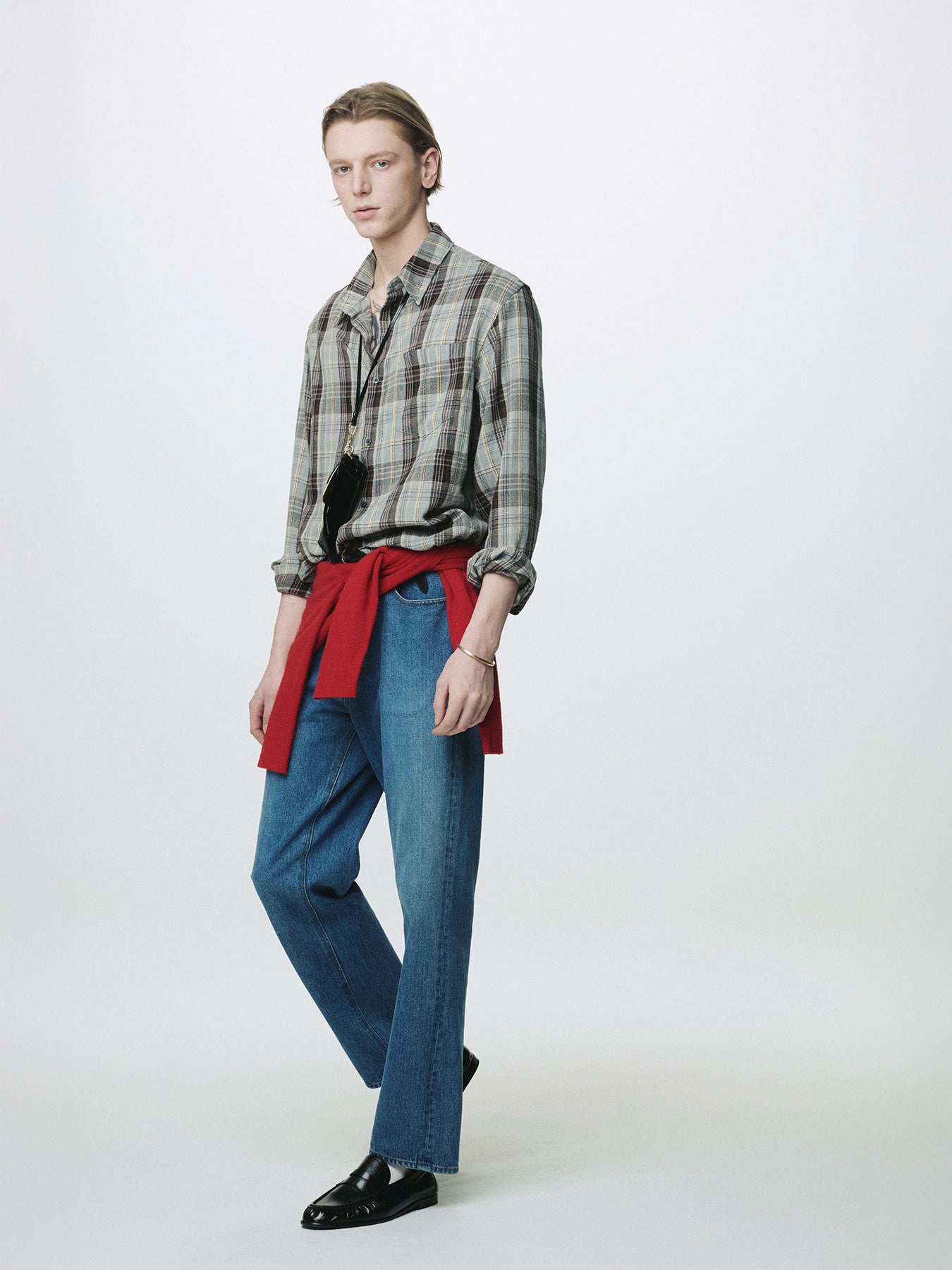 Tonywack - Tailored Denim Jeans (Mid Blue) product image 1 | TRAB K-Fashion Australia
