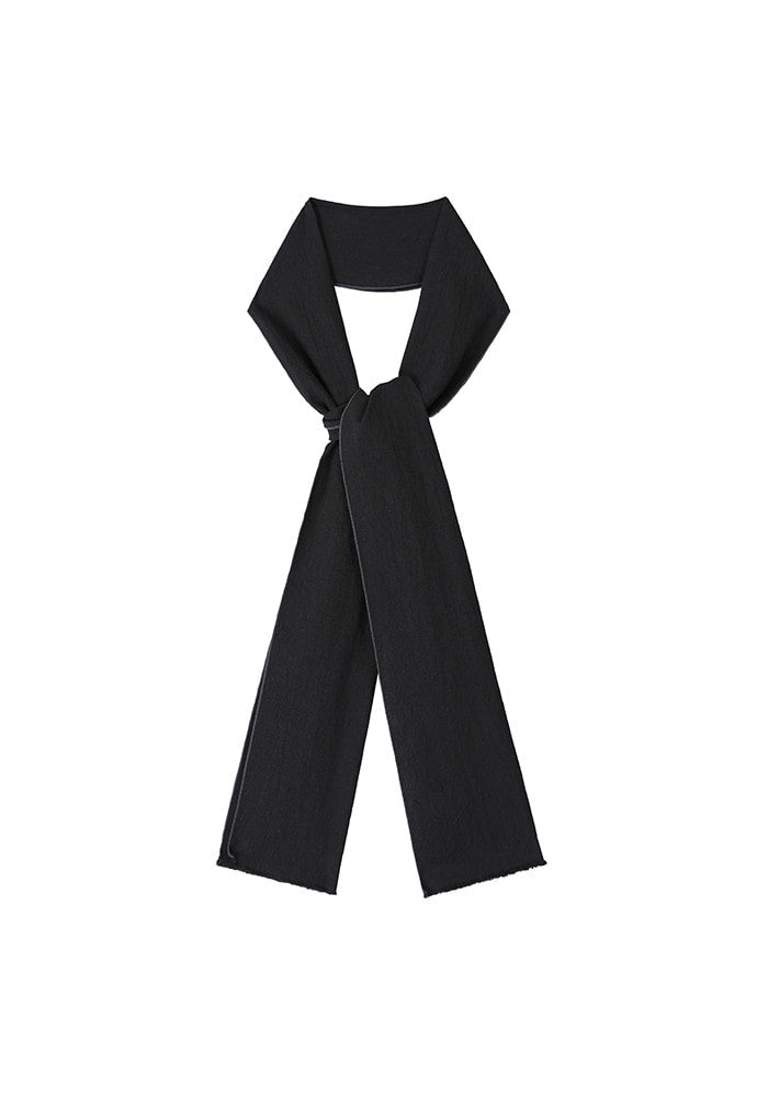 Art if acts - Linen Muffler (Black) product image 4 | TRAB K-Fashion Australia
